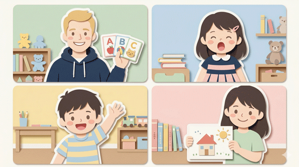 幼児さんのレッスン風景